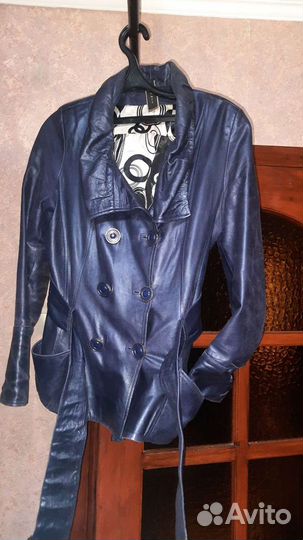 Куртка кожаная женская 46 размер