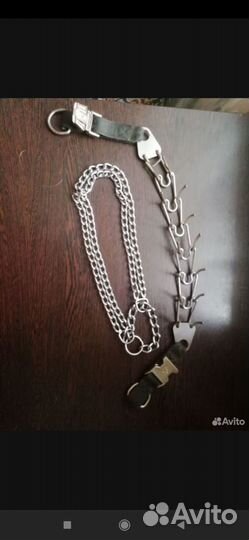 Строгий ошейник и полуудавка для собак