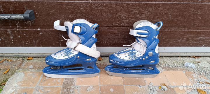 Хоккейные коньки детские раздвижные