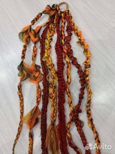 Косы с канекалоном на резинке