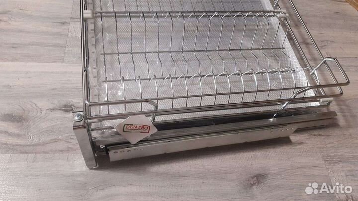 Сушка для посуды в нижнюю базу800мм хром. Новая