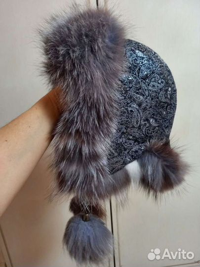 Шапка чернобурка 6-10лет