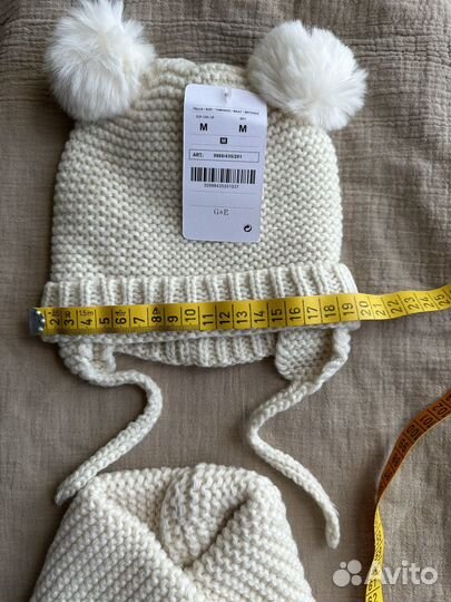 Комплект шапка и снуд для малышей
