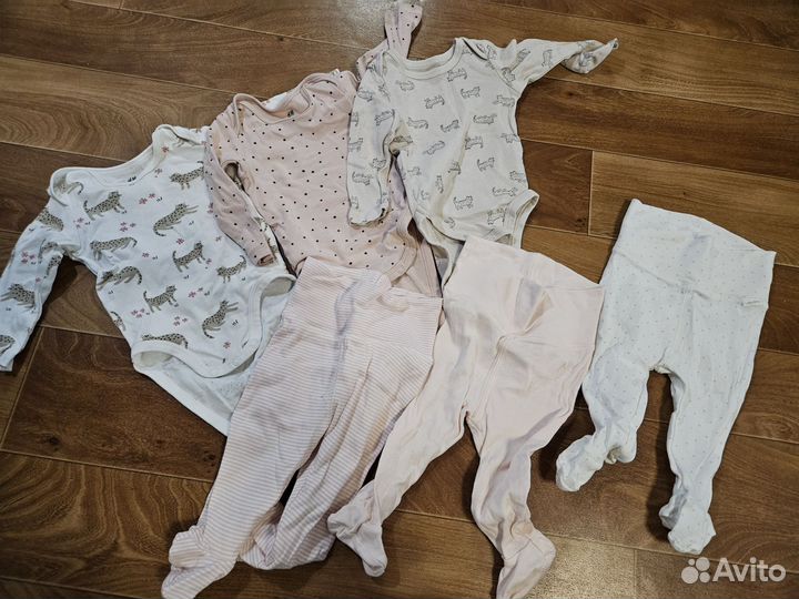 Боди и ползунки hm 62