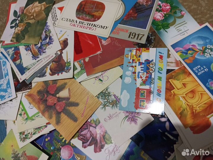 Открытки СССР с 1966 по 1990