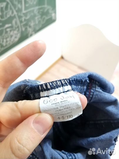 Джинсы девочка кепка