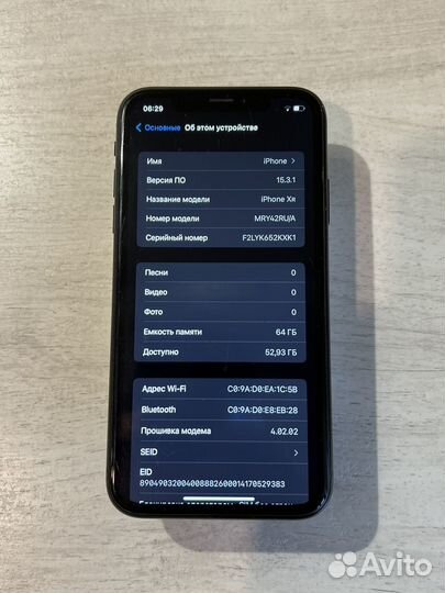 iPhone Xr, 64 ГБ