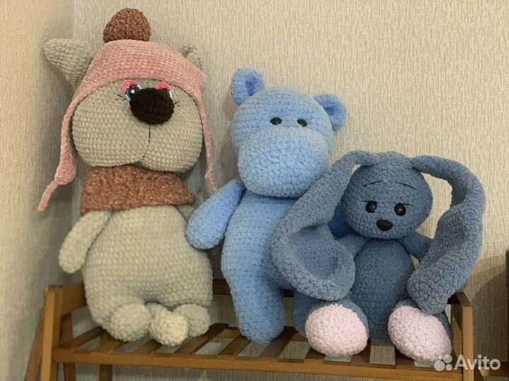 Вязаные игрушки ручной работы