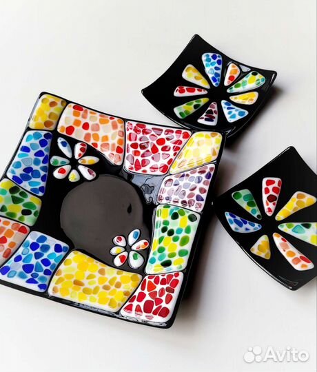 Тарелочки-салатники. Фьюзинг