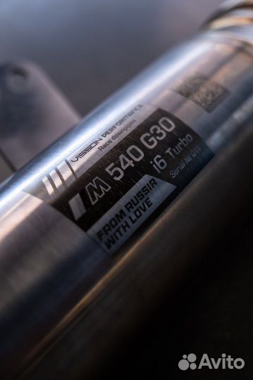 Даунпайп BMW G30 540i 101mm