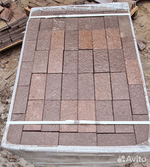 Брусчатка пиленная от 100 м2