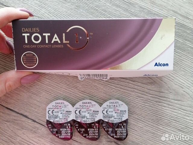 Линзы однодневные +1,75