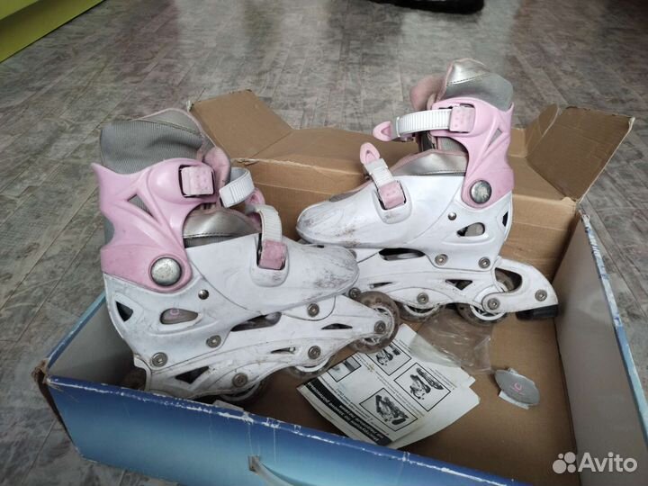 Роликовые коньки детские раздвижные