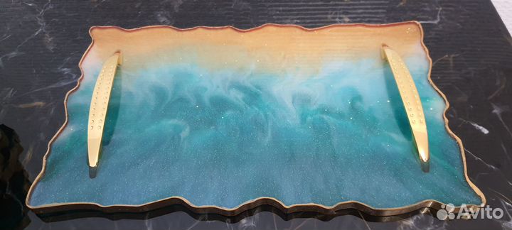 Набор-поднос с подстаканниками