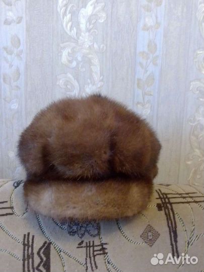 Шапка норковая в отличном состоянии
