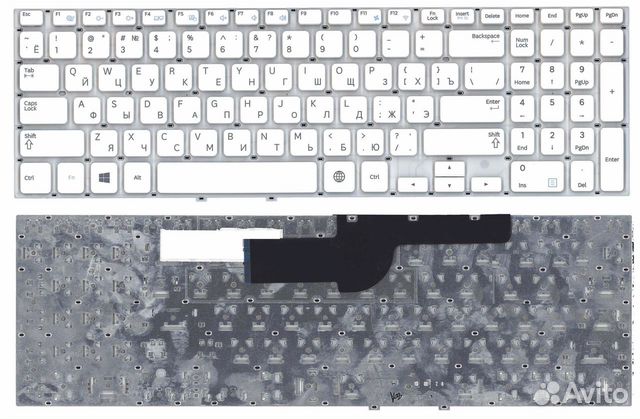 Клавиатура для ноутбука Samsung 355V5C 350V5C NP35