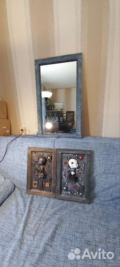 Зеркало в стиле лофт