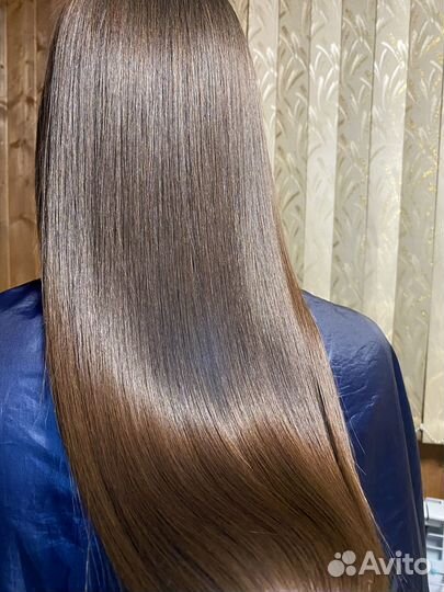 Кератиновое выпрямление волос модель