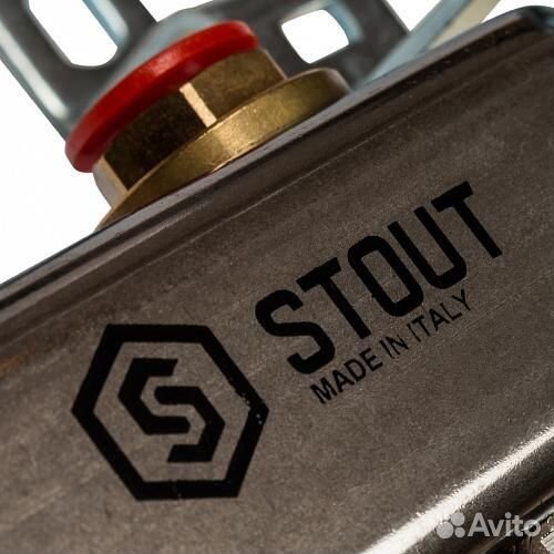 Коллектор Stout без расходомеров 6 выходов