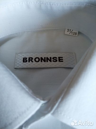 Детская белая рубашка bronnse 31/128