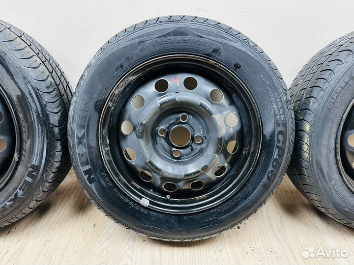 Комплект колес R15 Hyundai Solaris 1 Kia Rio 3