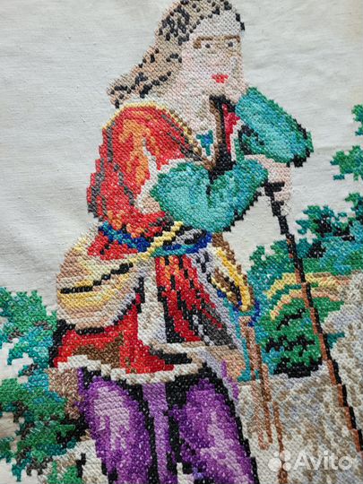 Картина вышивка крестом винтаж