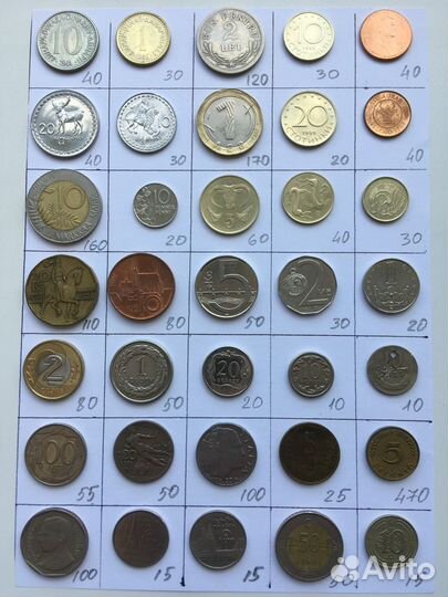 Монеты разных стран мира