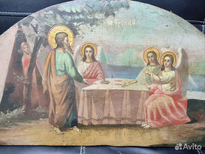 Икона св Троица Гостеприимство Авраама. Храмовая