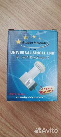Конвертер LNB GoldenInterstar- спутниковых антенн
