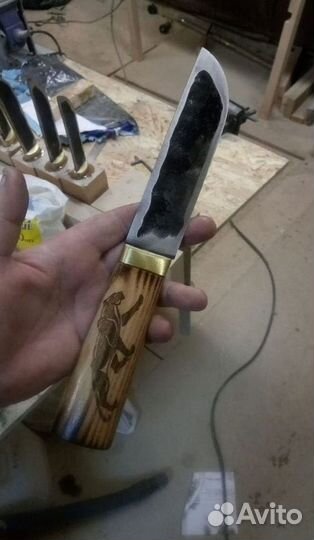 Нож кованый из х12мф