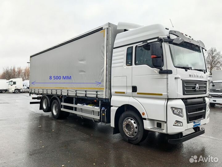 Тентованный грузовик Автомеханический завод на SITRAK C7H, 2024
