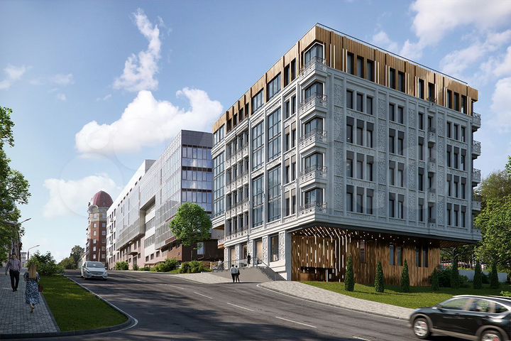 2-к. квартира, 54,2 м², 2/6 эт.