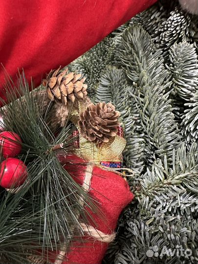 Дед Мороз с лампой, 65 см