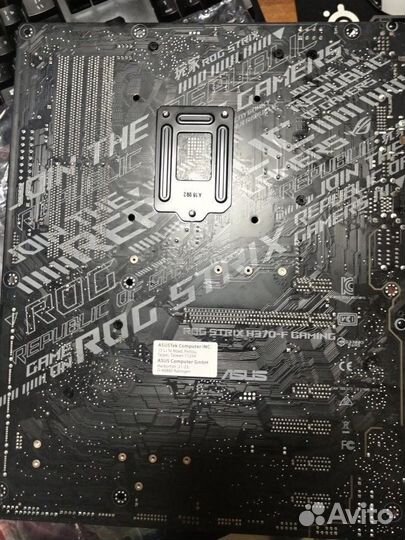 Материнская плата Asus rog strix h370-f LGA1151 v2