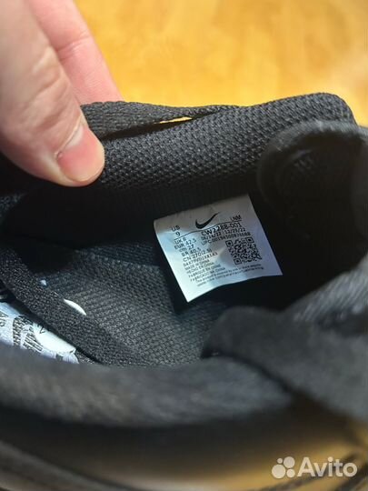 Nike Air Force 1 low черные