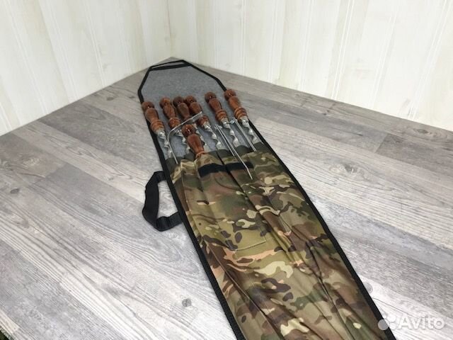 Комплект шампуров в чехле на подарок 11 предметов