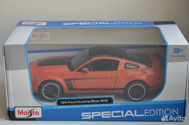 Модель Maisto 1:24 Ford Mustang Shelby GT500 2020