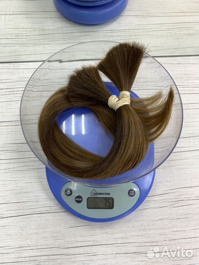 Детские не окрашеные волосы для наращивания