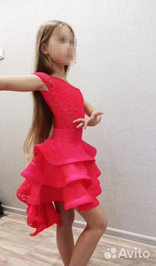 Костюм для спортивно-бальных танцев для девочки