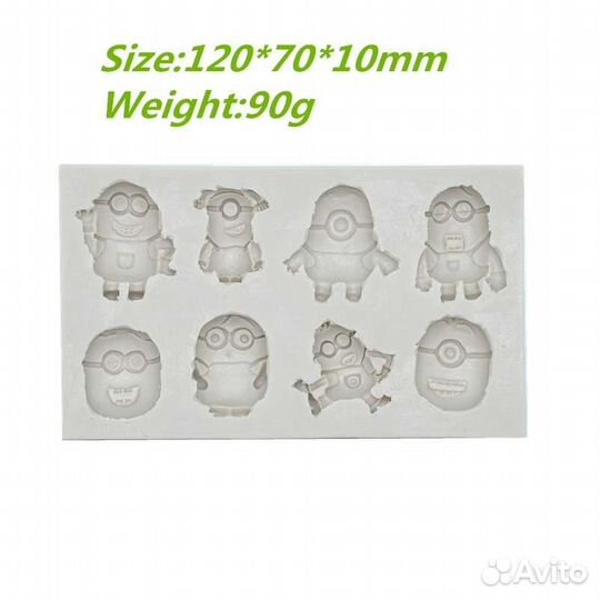 Силиконовая форма миньон