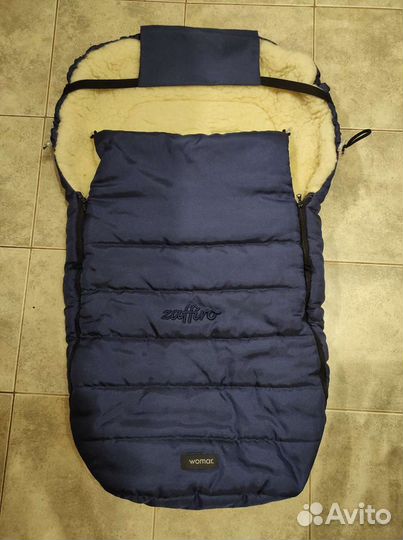 Конверт на овчине в коляску/санки