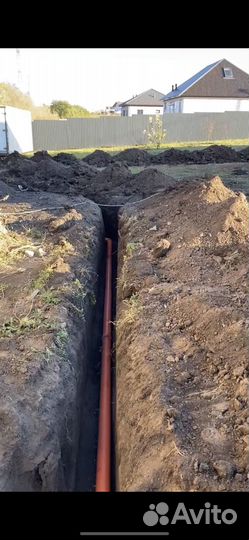 Услуги миниэксковатора