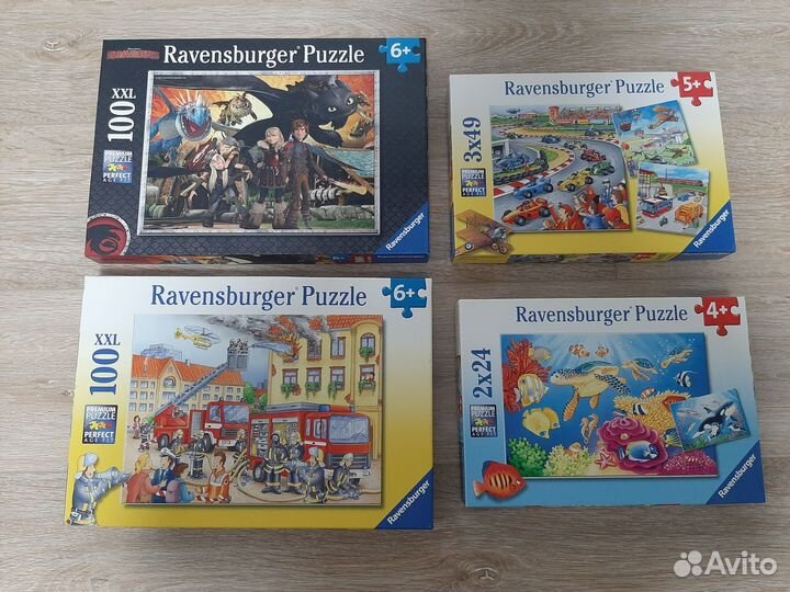 Пазлы Ravensburger,larsen,castorland