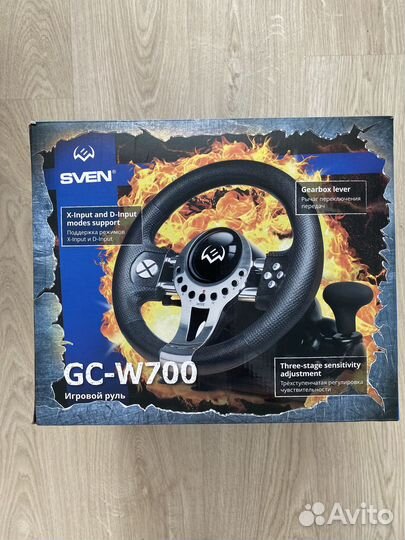 Игровой руль sven gc-w700