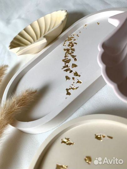 Декоративные гипсовые подставки для украшений