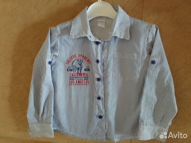 Рубашка на мальчика 104