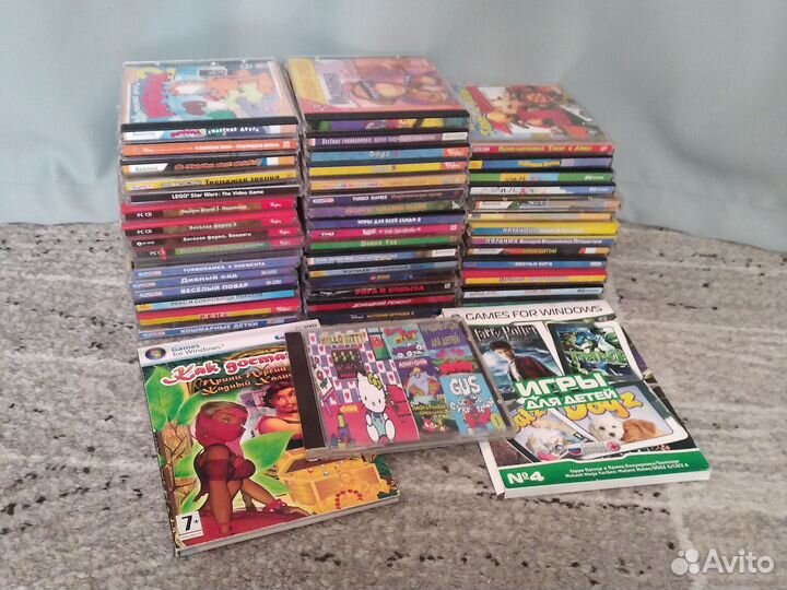 Старые детские компьютерные игры диски