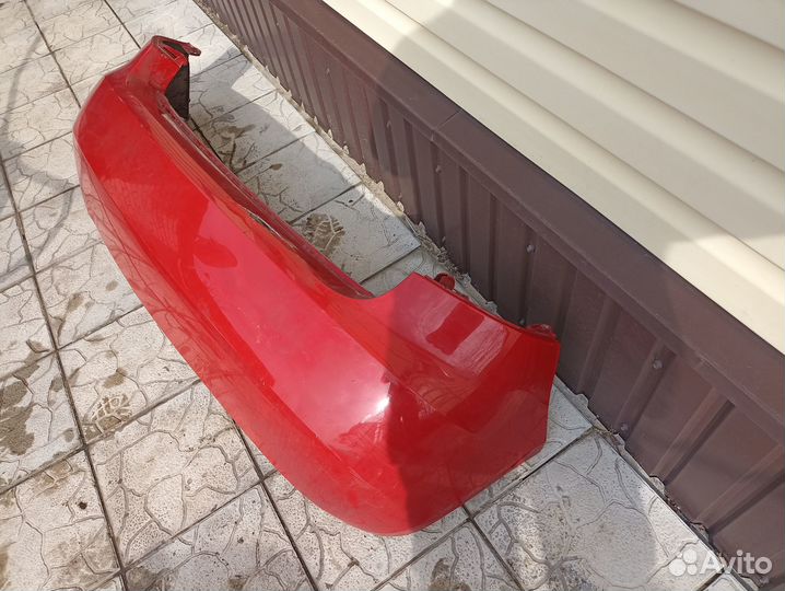 Бампер задний skoda fabia 2