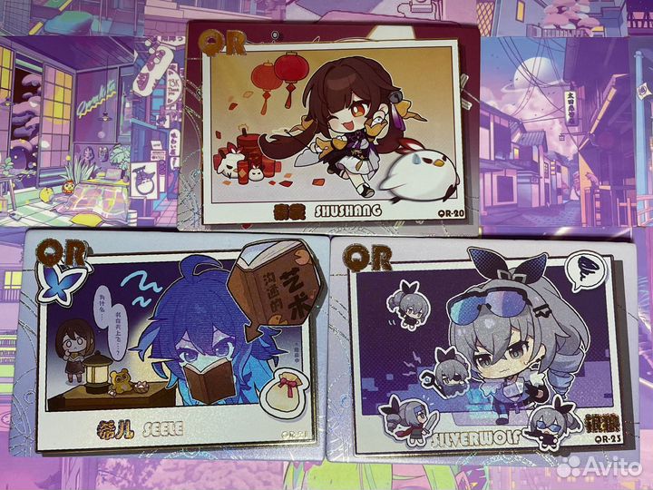 Карточки Honkai star rail (HSR micro BOX)