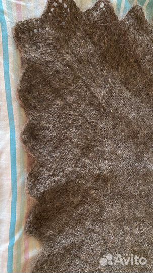 Платок шаль пуховая ручная работа
